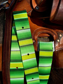 Lime Green Serape Latigo & Off-Billet Sets